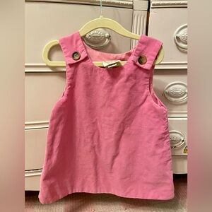 The Beaufort Bonnet Company Pink Corduroy Dress